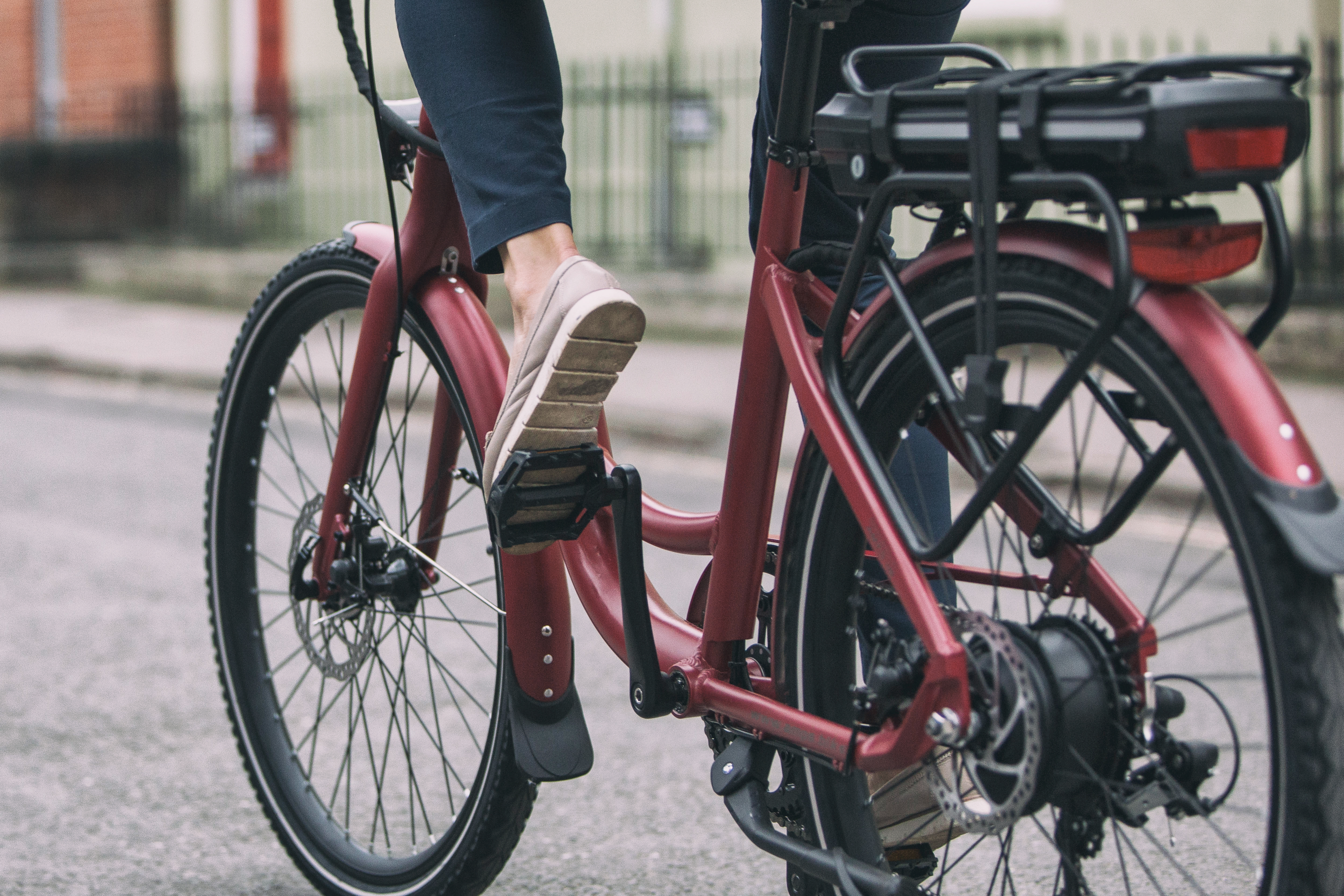 Commuting on an electric bike